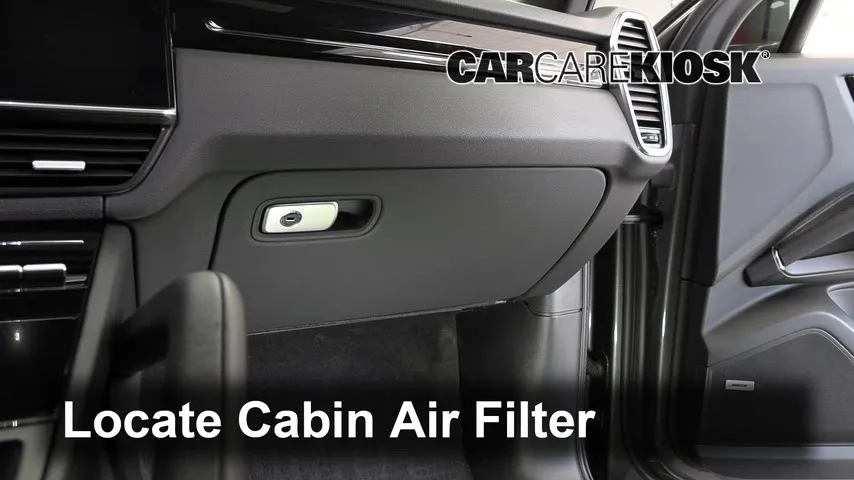 2022 Porsche Cayenne 3.0L V6 Turbo Filtro de aire (interior)